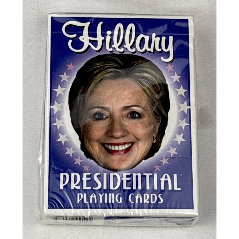 Hillary Clinton for President Presidential Playing Cards 2016 NEW & SEALED